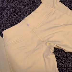Yellow lululemon leggings